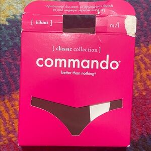 NIB COMMANDO Classic Collection Mocha Nude Bikini sz M/L